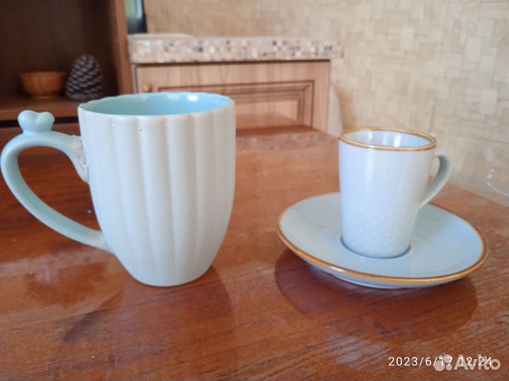 Чашка кофейная с блюдцем на 100мл