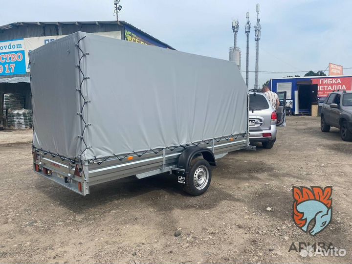 Прицеп с тентом аэро 150 см от мзса 17.022