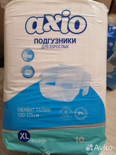 Подгузники трусики medisan и подгузники axio