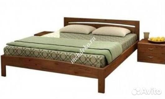 Кровать из массива сосны