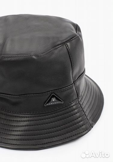 Панама кожаная женская