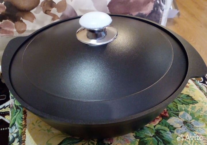Казан для плова с антипригарным покрытием новый