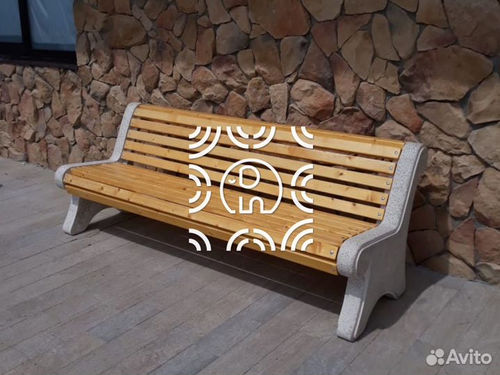 Лавочка из бетона 