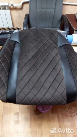 Чехлы Лада Гранта Франт+ Алькантара