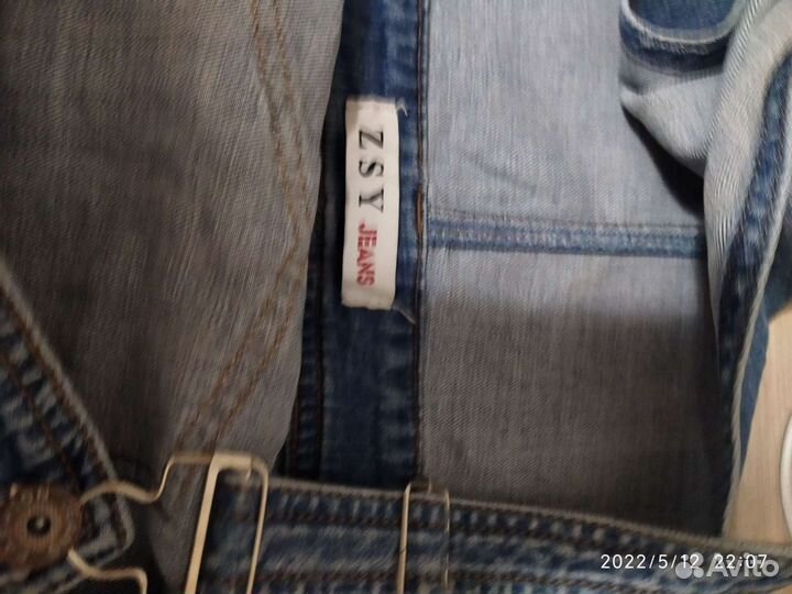 Джинсовый комбинезон