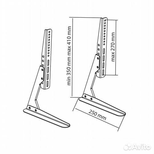 Uniteki ST001 NEW Ножки под любой Телевизор