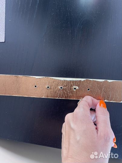 Ремень женский кожаный