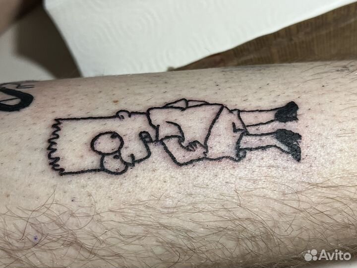 Модель на татуировку