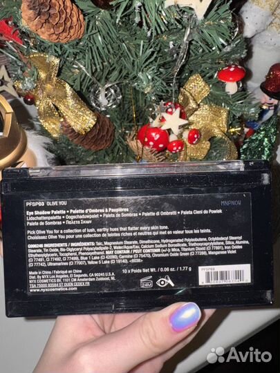 Палетка теней для век Nyx perfect filter