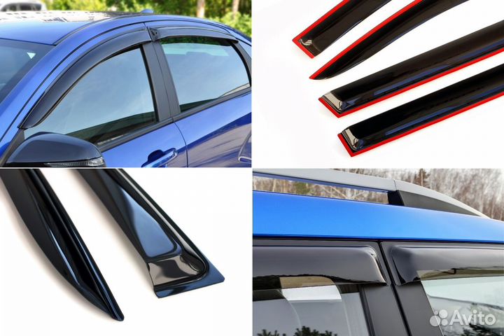 Дефлекторы окон Mazda 323 (BJ) 1998-2003