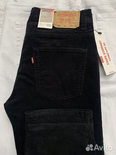 Вельвет Levi's 630 Coupe Standart Black