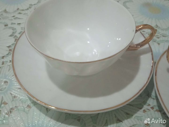 Чашка с блюдцем кофейные