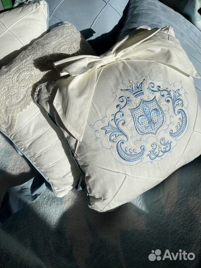 Комплект в детскую кроватку с бортиками, сатин