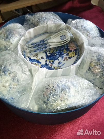 Чайный сервиз новый (фарфор 6 персон) Elan Gallery