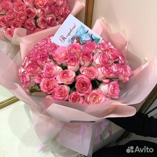 Букет цветов розы 31 роза 51 роза