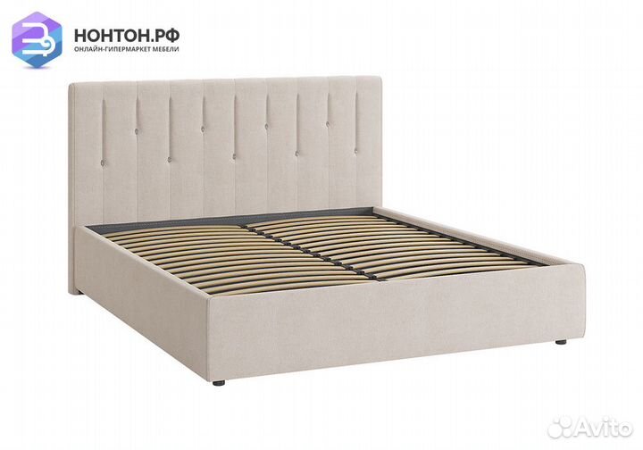 Кровать Кристи 2 1.6 м крем