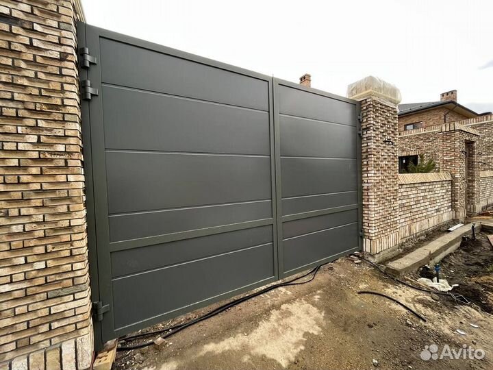 Ворота из алюминия Алютех