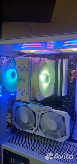 Кулер башенный deepcool gammax gte v2 white