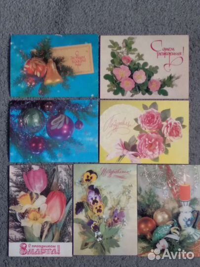 Открытки СССР чистые