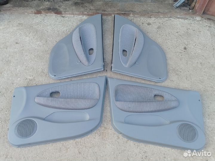 Дверные карты обшивки Киа Рио 1 дорестайлинг