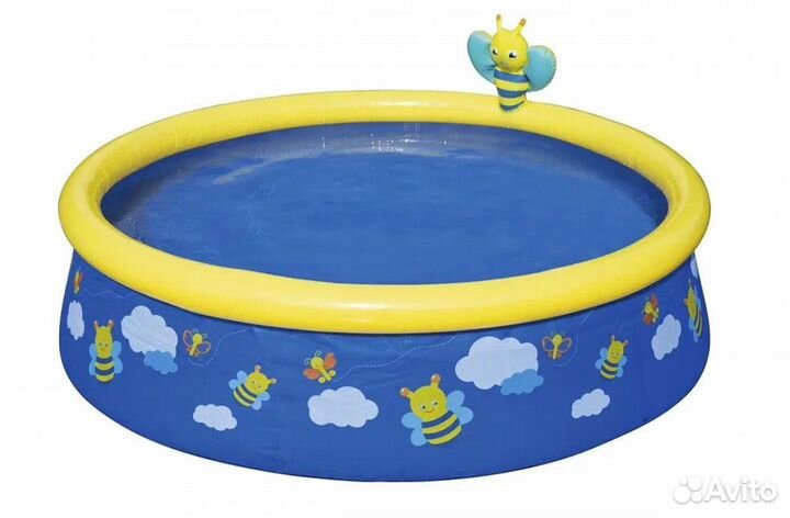 Бассейн bestway 57326 152x38 см с брызгалкой