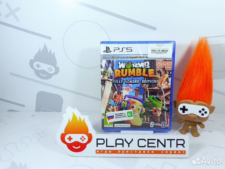 Диск PS5 Worms Rumble Fully Loaded Edition Новый