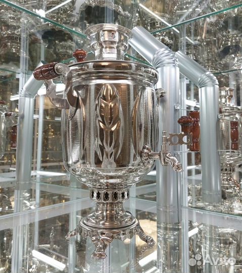 Самовар новый на дровах. Тула. Завод Штамп