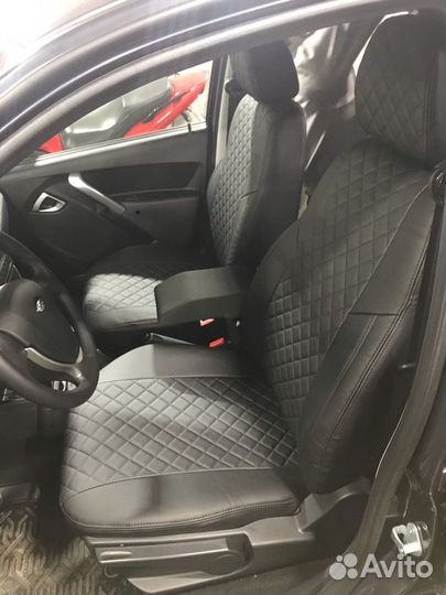 Чехлы LADA Granta Экокожа ромб Автопилот