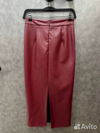 Юбка экокожа