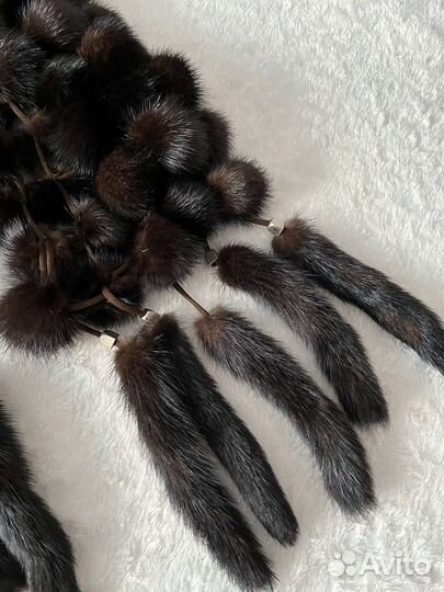 Шарф, палантин норковый