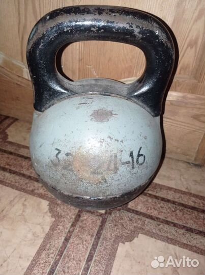 Гиря чугунная разборная