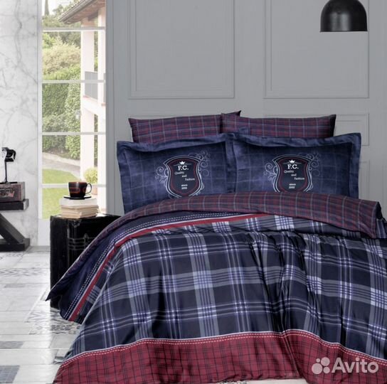 Постельное белье сатин Hobby 1.5сп Турция