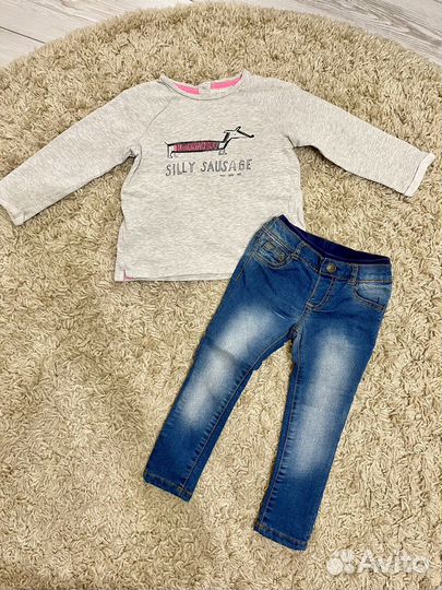 Пакет вещей на девочку 104р