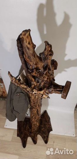 Вешалка напольная деревянная