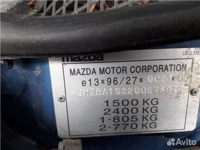 Разбор на запчасти Mazda 323 (BA)