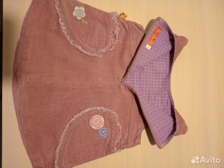 Сарафан новый вельветовый на 3-4 года