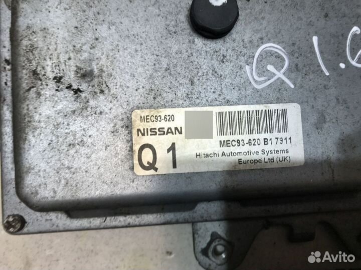 MEC93-620 Блок управления двс Nissan Qashqai J10