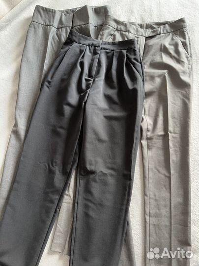Брюки школьные разные, серые, черные. Размер xs, s