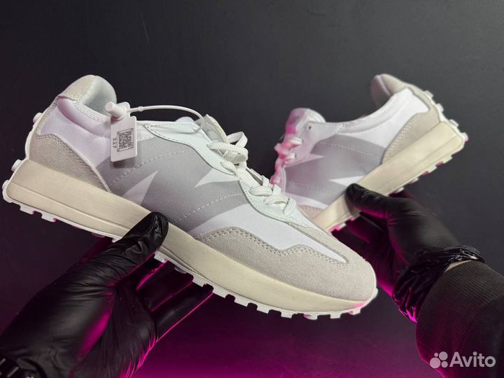 Кроссовки New Balance 327 White Rounds Tired