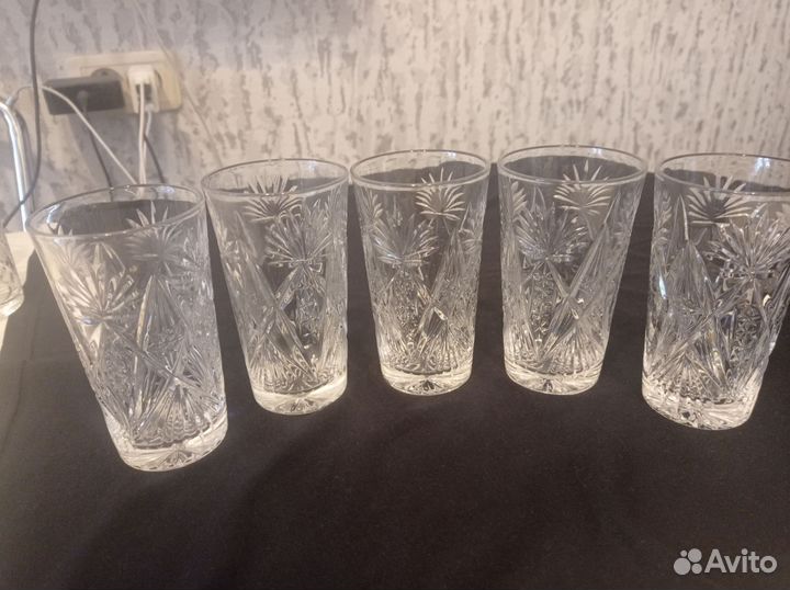 Стопки и стаканы хрусталь