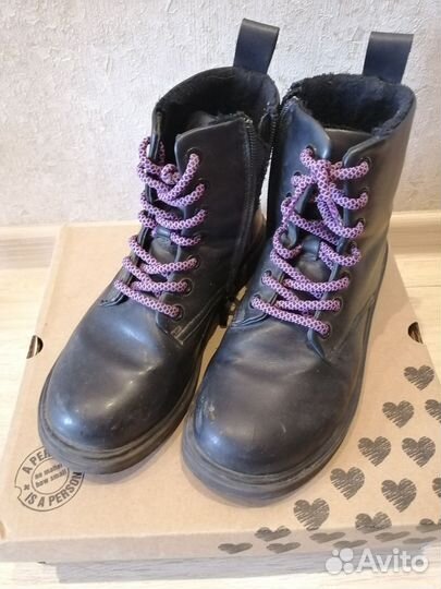 Ботинки демисезонные для девочки 34