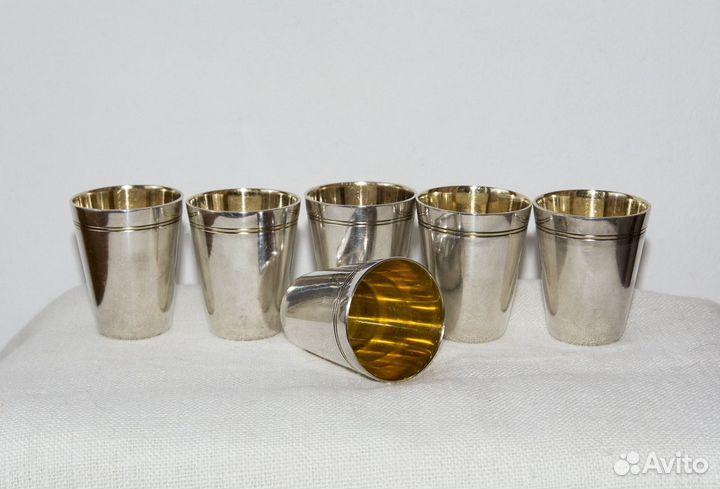 Ложки и стопки из мельхиора (СССР)