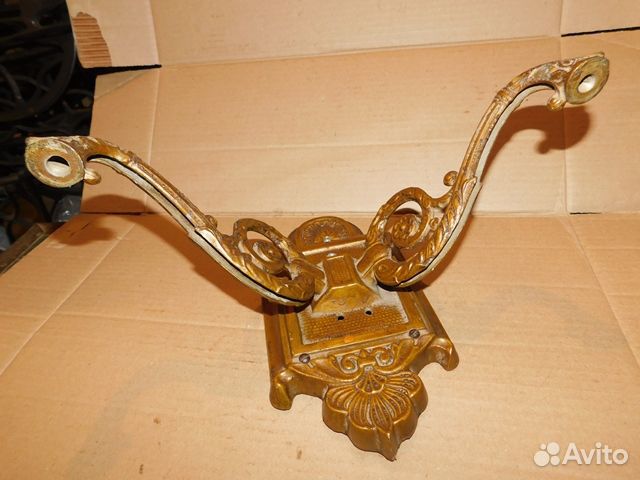 Антикварное, настенное бра на 2 плафона СССР