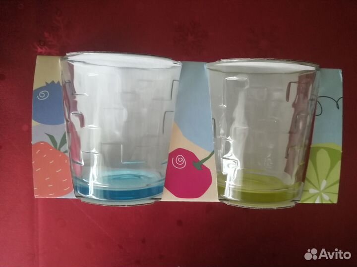 Бокалы для воды, в упаковке, новые