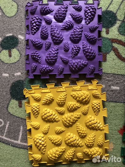 Ортопедический коврик-пазл, набор микс