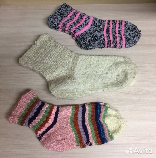 Носки из овечьей шерсти