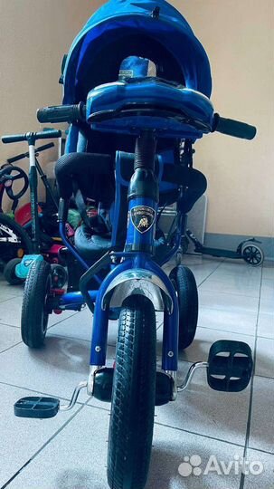 Детский велосипед с ручкой бу