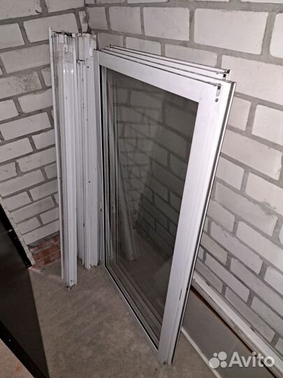 Балконный блок с дверью бу