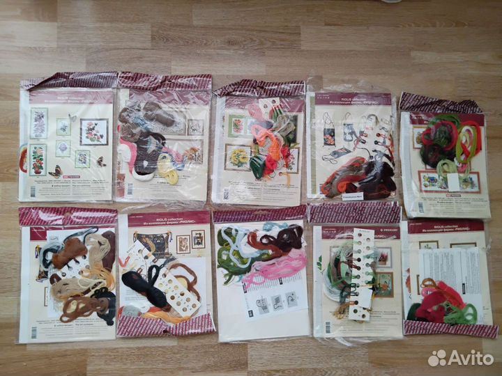 Вышивка. Схемы с остатками ниток