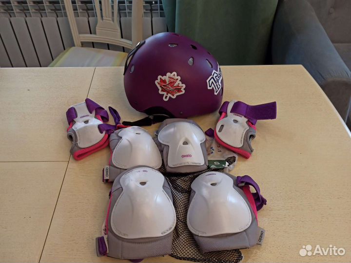 Шлем и защита для роликов